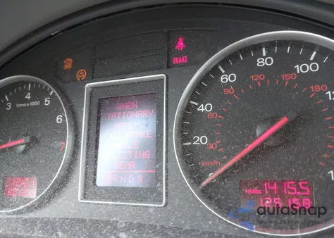 2004 Audi A4 3.0 из США, поврежденный, VIN WAULT68E44A287816